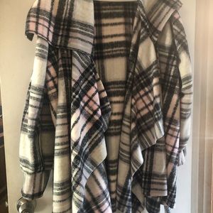Designer Nathaniel’s Original Plaid fleece coat